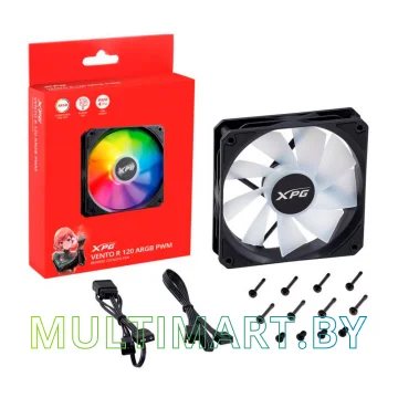 Вентилятор для корпуса ADATA VENTOR120ARGBPWM-BKCWW картинка 3